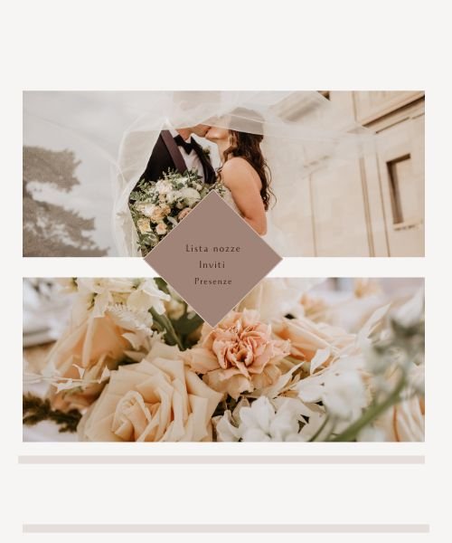 Sito web per matrimoni elegante